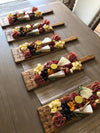 rustic charcuterie board, personalized engagement gift, wedding gift, hostess gift, farmhouse decor, display board