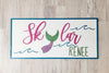 Mermaid Sign with Waves