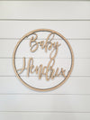 Custom Baby Name Sign
