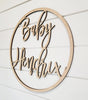Custom Baby Name Sign