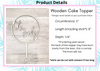 Name Cake Topper