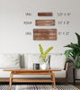Sleek Last Name Sign