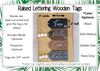 3D Wooden Stocking Tags