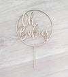 Oh Babies Cake Topper