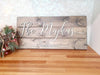 Sleek Last Name Sign
