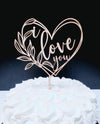 I Love You Cake Topper
