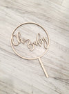 Oh Boy / Oh Girl Cake Topper