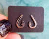 Silver Fish Hook Earrings